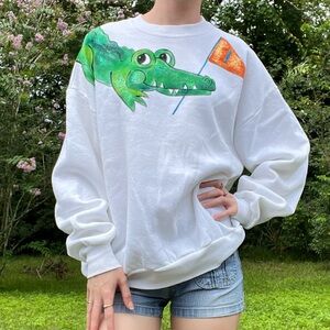 Vintage Hand Painted Gators Sweatshirt